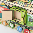 Dřevěný motorický domeček BusyKids – ROAD