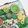 Dřevěný motorický domeček BusyKids – ZOO WORLD