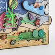 Dřevěný motorický domeček BusyKids – ZOO WORLD