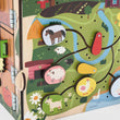 Dřevěný motorický domeček BusyKids – FARM