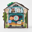 Dřevěný motorický domeček BusyKids – ROAD