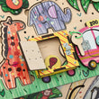 Dřevěný motorický domeček BusyKids – ZOO WORLD