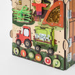 Dřevěný motorický domeček BusyKids – FARM