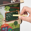 Dřevěný motorický domeček BusyKids – FARM