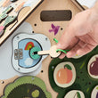 Dřevěný motorický domeček BusyKids – FARM