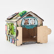 Dřevěný motorický domeček BusyKids – ROAD