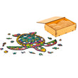 BusyKids Figurované dřevěné puzzle Dlouhověká želva A3