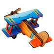 BusyKids Dřevěná 3D stavebnice Turbo letadlo