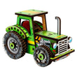 BusyKids Dřevěná 3D stavebnice Turbo traktor
