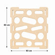 BusyKids Climbway – modulární lezecký panel 63 × 63 cm