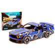 BusyKids Dřevěná 3D stavebnice Sportovní muscle car
