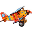 BusyKids Dřevěná 3D stavebnice Turbo letadlo