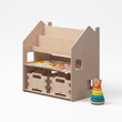 Regál 2v1 + Box na hračky ×2 + náplň dle výběru — Sada BusyKids · Start [fill:start]