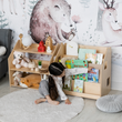 Sada – dětská knihovna + regál na hračky – limitovaná edice