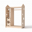Šatní skříň domeček + Box na hračky ×2 — Sada BusyKids