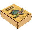 BusyKids Figurované dřevěné puzzle Dlouhověká želva A3