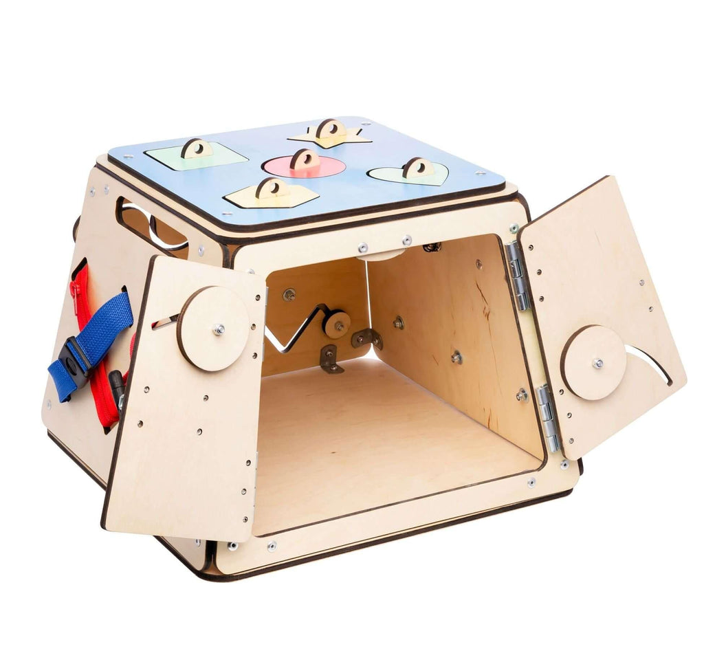Coffre-fort activity board - Busy-kids.fr