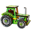 BusyKids Dřevěná 3D stavebnice Turbo traktor
