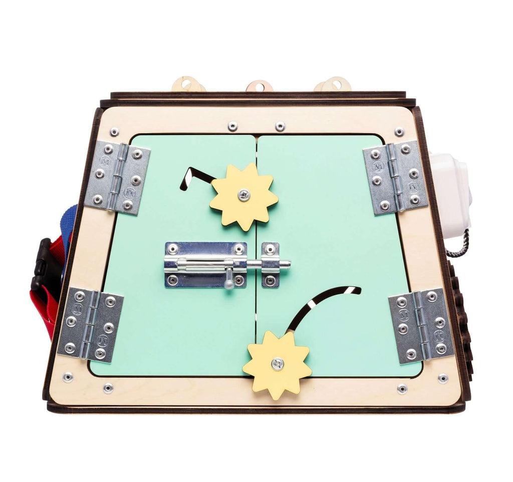 Coffre-fort activity board - Busy-kids.fr