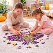 BusyKids Figurované dřevěné puzzle Kouzelná sova A3