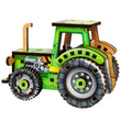 BusyKids Dřevěná 3D stavebnice Turbo traktor