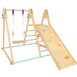 2Kids Toys Dřevěná hrací sestava se skluzavkou