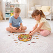 BusyKids Figurované dřevěné puzzle Africký lev A4