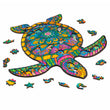 BusyKids Figurované dřevěné puzzle Dlouhověká želva A3