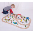 Bigjigs Rail Dřevěná vláčkodráha město a vesnice