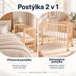 BusyKids MIRACLE přístavná postýlka 2 v 1 s matrací
