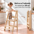 Učící věž skládací rostoucí 92 cm