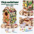 Dřevěný motorický domeček BusyKids – FARM