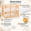 BusyKids MIRACLE rostoucí dětská postýlka 7 v 1 s matrací
