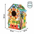 Dřevěný motorický domeček BusyKids – JUNGLE