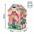 Dřevěný motorický domeček BusyKids – PRINCESS