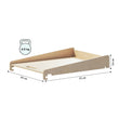 Přebalovací pult 54*72 cm - přírodní