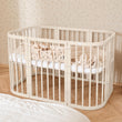 BusyKids MIRACLE rostoucí dětská postýlka 7 v 1 s matrací