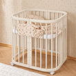 BusyKids MIRACLE rostoucí dětská postýlka 7 v 1 s matrací