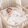 BusyKids MIRACLE rostoucí dětská postýlka 5 v 1 s matrací
