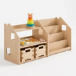 Knihovna + regál na hračky + Box na hračky ×2 + náplň dle výběru — Sada BusyKids · Start [fill:start]