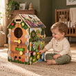 Dřevěný motorický domeček BusyKids – FARM
