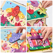 Dřevěný motorický domeček BusyKids – PRINCESS