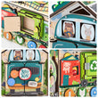 Dřevěný motorický domeček BusyKids – ROAD