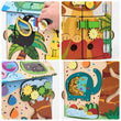 Dřevěný motorický domeček BusyKids – JUNGLE