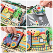 Dřevěný motorický domeček BusyKids – ROAD