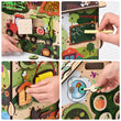 Dřevěný motorický domeček BusyKids – FARM