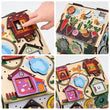 Dřevěný motorický domeček BusyKids – FARM