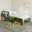 Dětská postel FARMI s grafikou a matrací - 140 x 70 / 160 x 80 cm