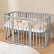 BusyKids MIRACLE rostoucí dětská postýlka 7 v 1 s matrací