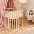BusyKids MIRACLE rostoucí dětská postýlka 5 v 1 s matrací